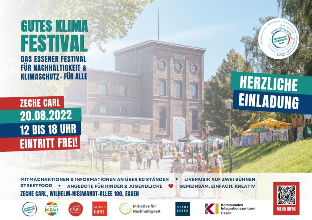 Gutes Klima Festival - Das Essener Festival für Nachhaltigkeit & Klimaschutz für alle @ Zeche Karl